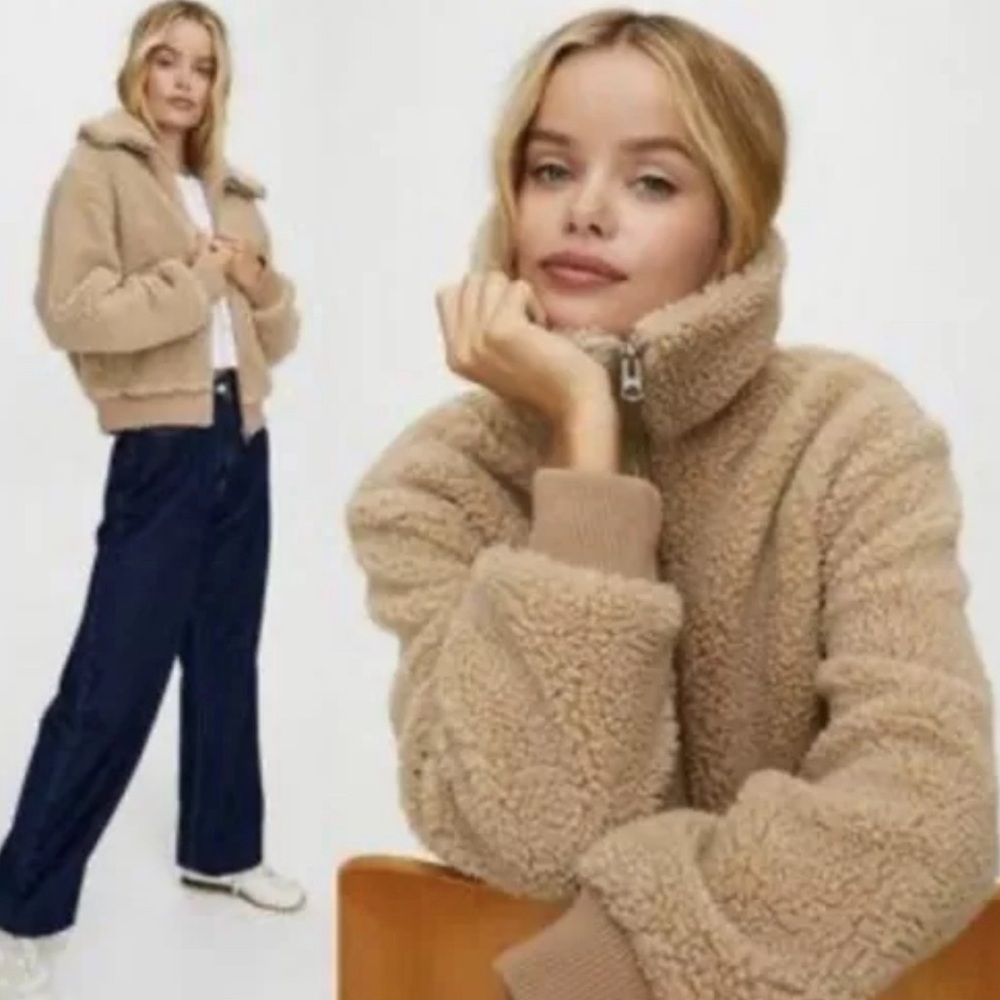 Aritzia Wilfred Free The Teddy Jacket Size XXS